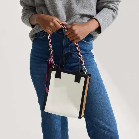 Rothy's The Shoulder Strap - Velvet Plum Chain NEW, never used - Picture 2 of 3